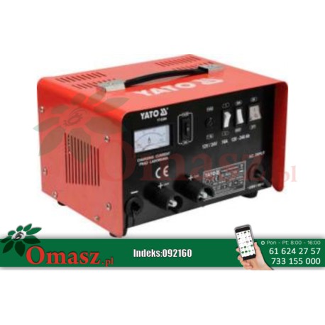 Prostownik 12/24V 30A z rozruchem elektronicznym i regulatorem napięcia 092160 Prostownik 12/24V 30A z rozruchem elektronicznym i regulatorem napięcia omasz.pl
