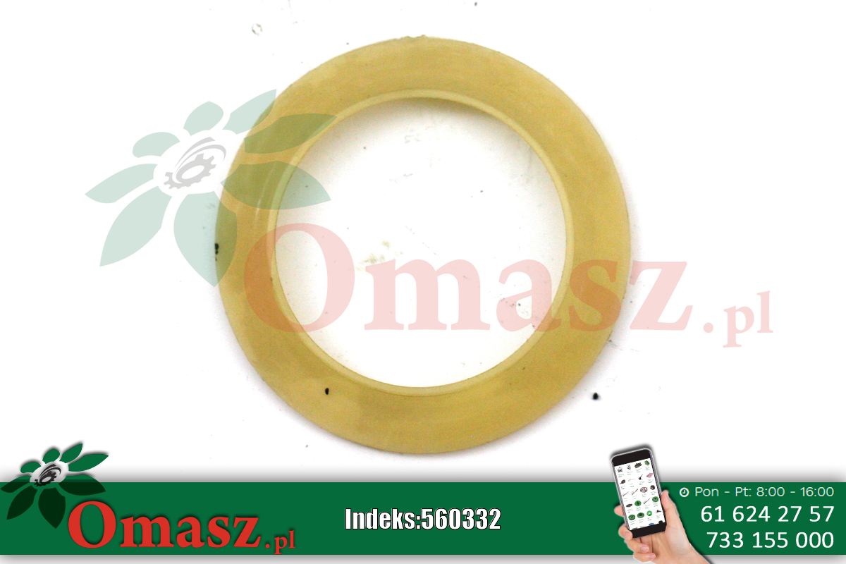 Pierścień plastikowy uszczelniający łożysko 1206, napędu wytrząsaczy oraz wentylatora Bizon 5040/13-014/0