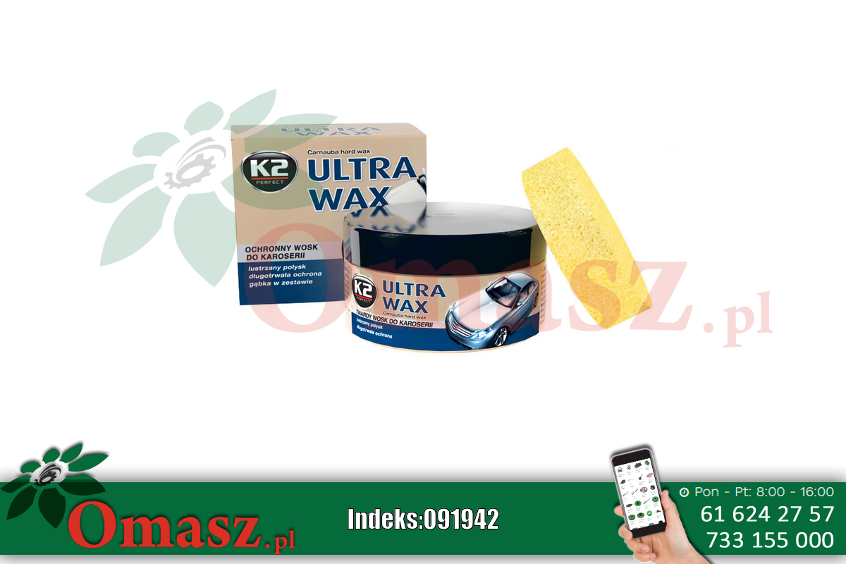 K2 ULTRA WAX Pasta do lakieru z woskiem 250g