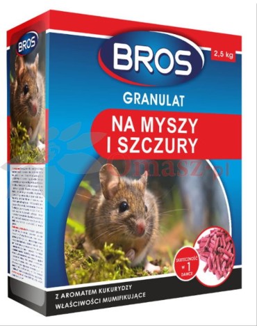 Bros granulat na myszy i szczury 2,5kg