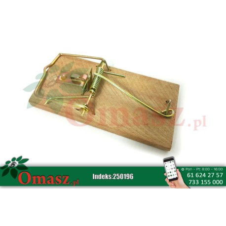 Myszołapka pułapka drewniana 250196 Myszołapka pułapka drewniana omasz.pl