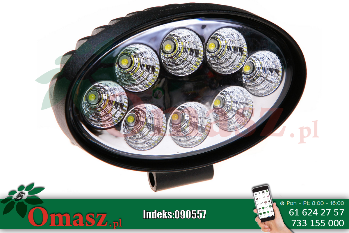 Lampa robocza LED elipsa 12/24V L0109