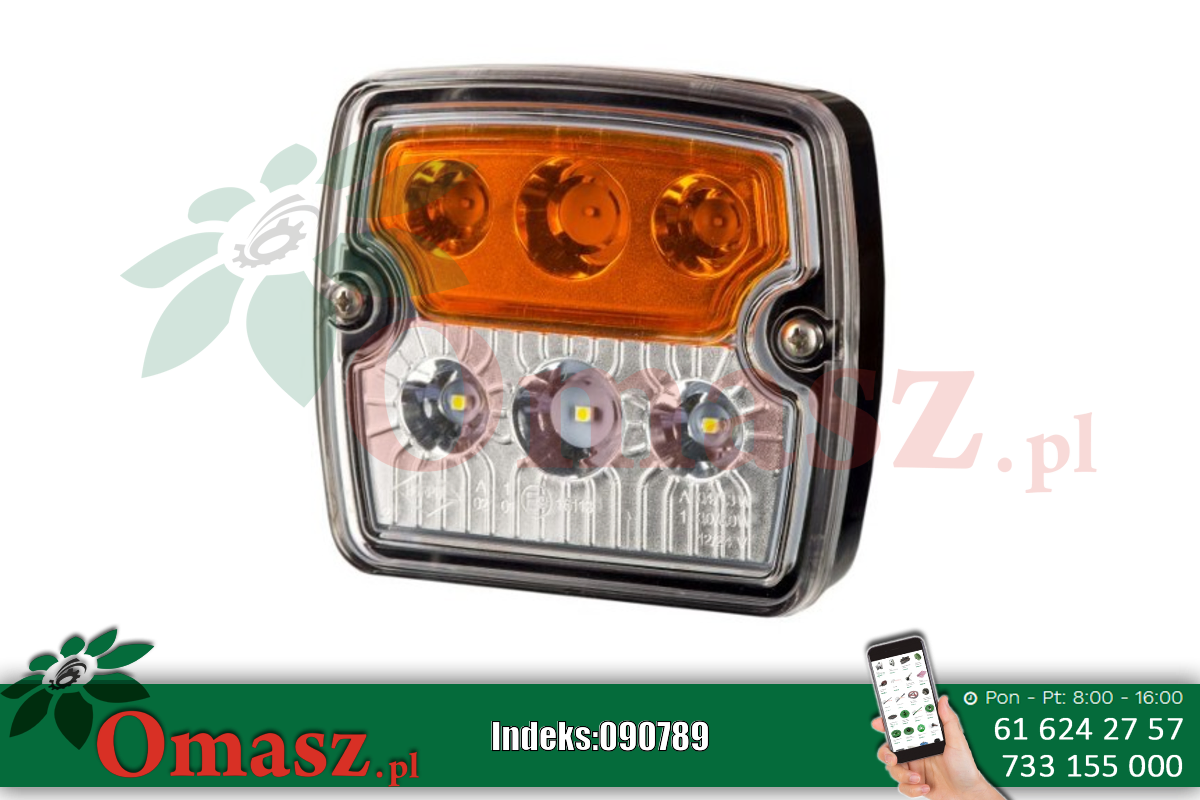 Lampa zespolona LED przednia 12/24V LZD2239