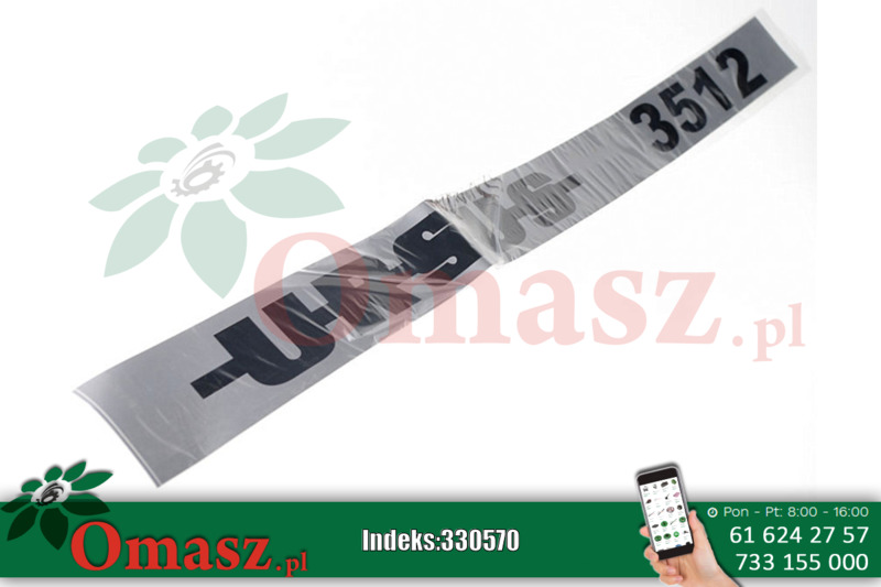 Naklejka URSUS 3512 kpl. 2sztuki P+ L