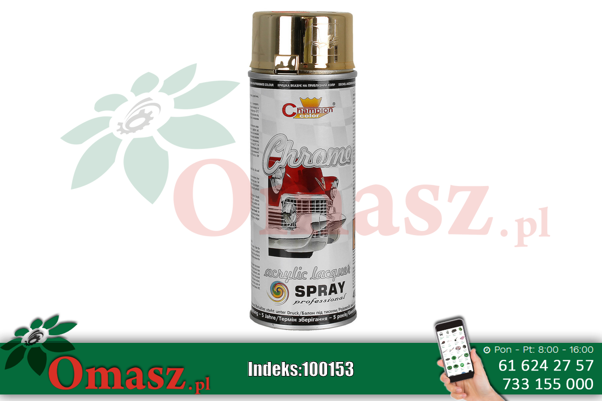 Farba spray Champion chrom złoty 400ml