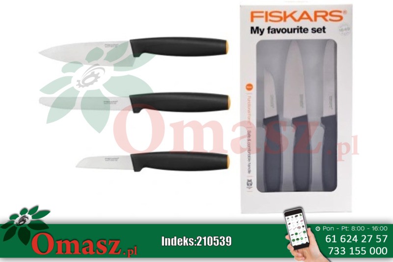 Nóż Fiskars zestaw do owoców i warzyw 1014199
