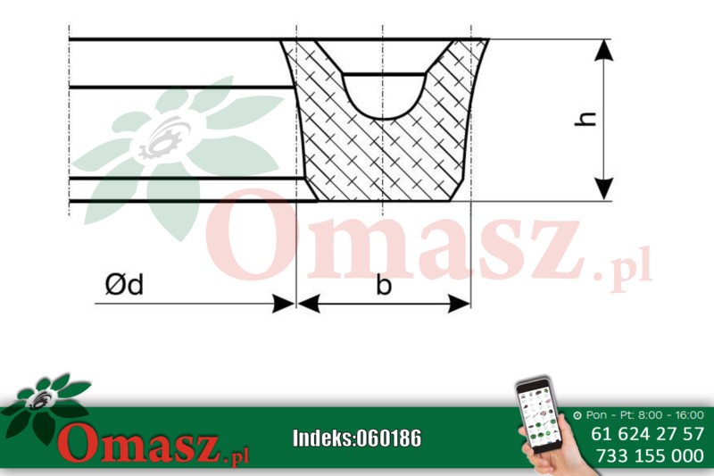 Pierścień uszczelniający U1 70*12,5