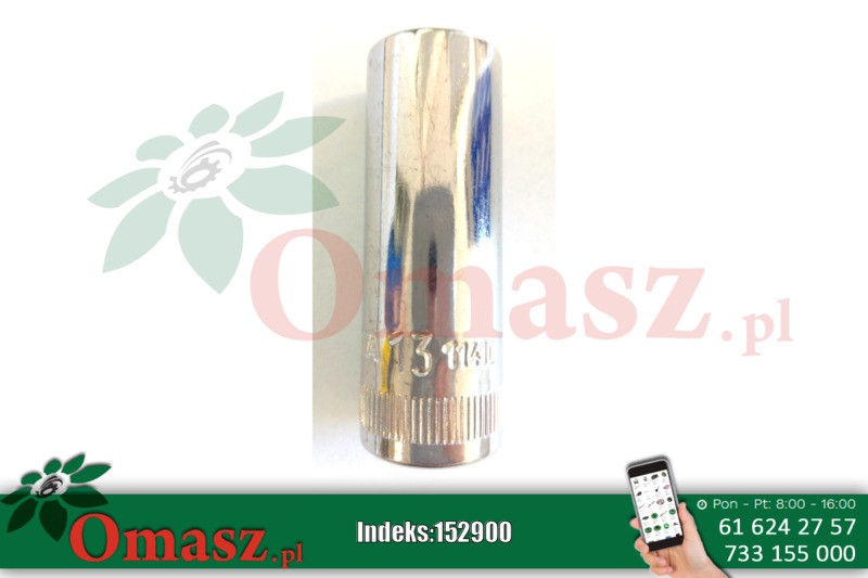 Klucz nasadowy 1/4' 13mm Sata długi S11410