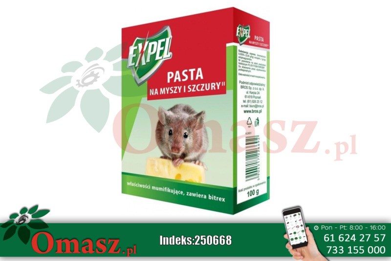 Expel pasta na myszy i szczury 150g