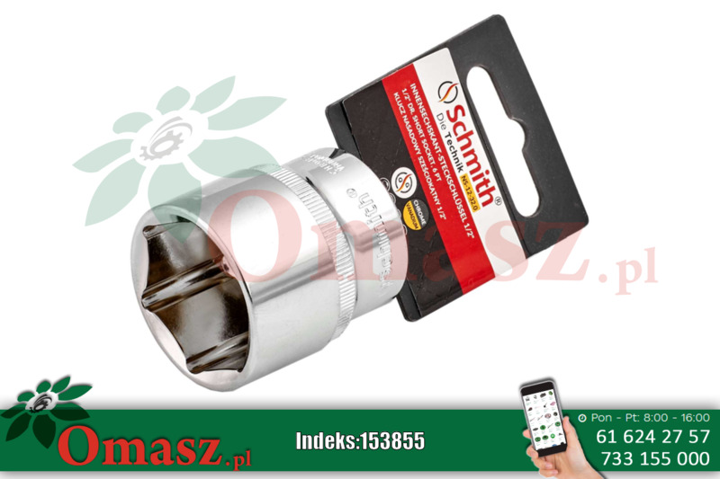 Klucz nasadowy 1/2' 19mm Schmith NS-12-19