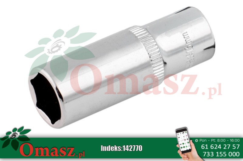 Klucz nasadowy 1/4' 13mm długi Schmith NS-14D-13