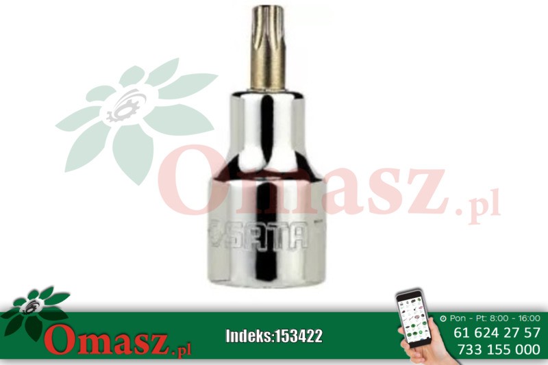 Klucz nasadowy 1/2' T55 bit torx Sata S24108