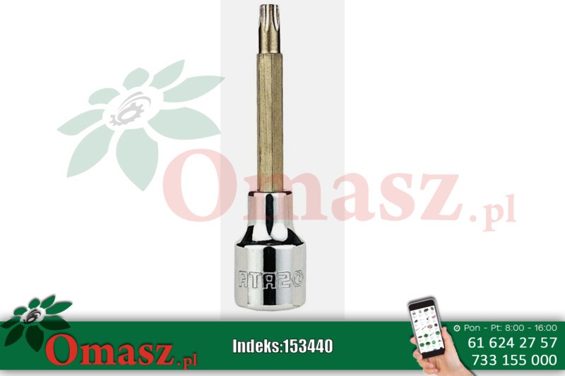 Klucz nasadowy 1/2' T25 bit torx L:100 Sata S25102