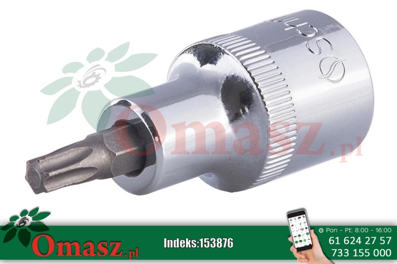 Klucz nasadowy 1/2' T40 bit torx 55mm Schmith NS-BT12-40-1