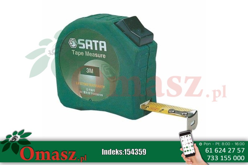 Taśma miernicza, miara SATA 5m 91322