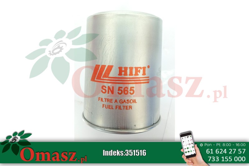 Filtr paliwa MF, JCB SN565