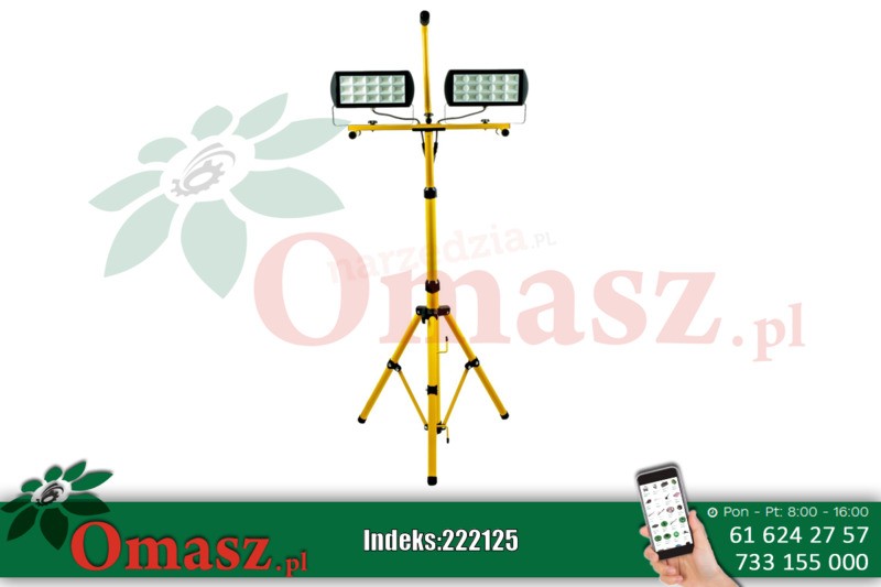 Halogen LED 2x45W na statywie Schmith IESCH030