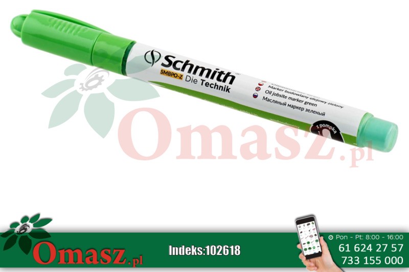 Marker budowlany olejowy zielony Schmith SMBPO-Z