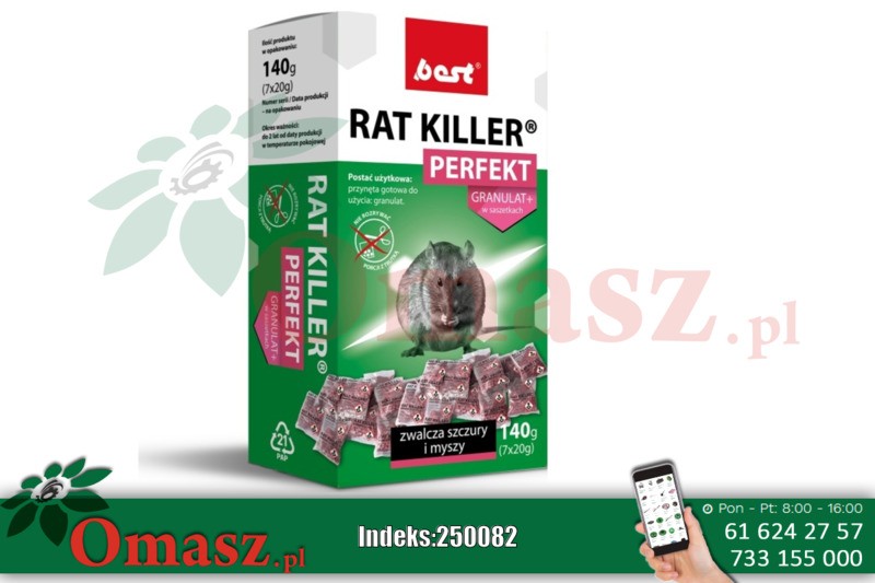 Rat Killer granulat na myszy 140g