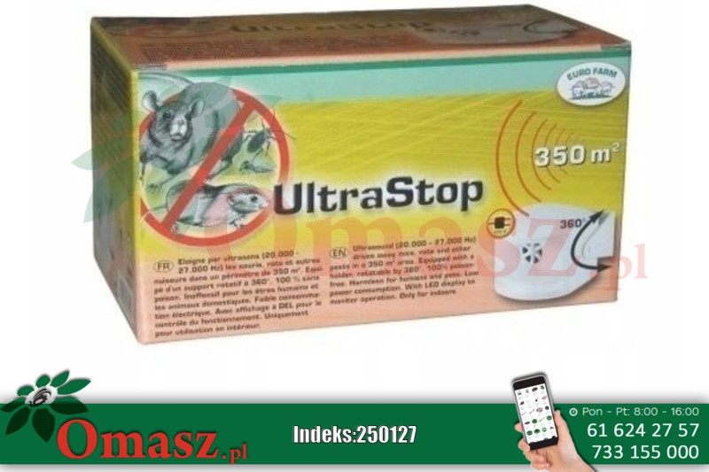 Ultradźwiękowy odstraszacz na gryzonie Ultra Stop