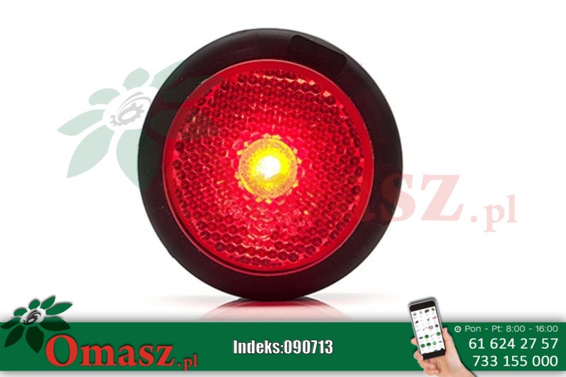 Lampa obrysowa diodowa czerwona 679, W79RR