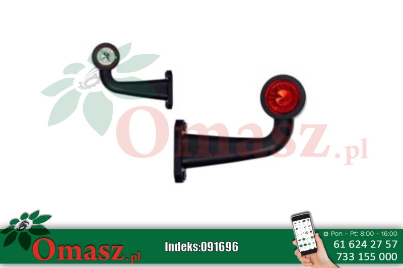 Lampa obrysowa diodowa HOR69 B+CZ 12/24V P