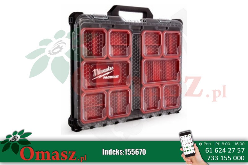 Organizer PACKOUT duży SLIM MILWAUKEE 4932471064