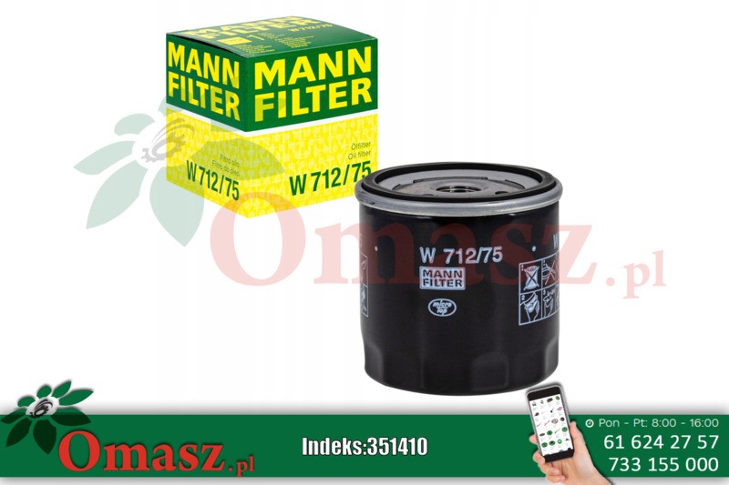 Filtr oleju silnikowego W712/75