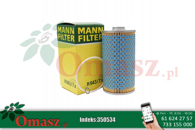 Filtr oleju silnika Deutz Fahr H943/7X