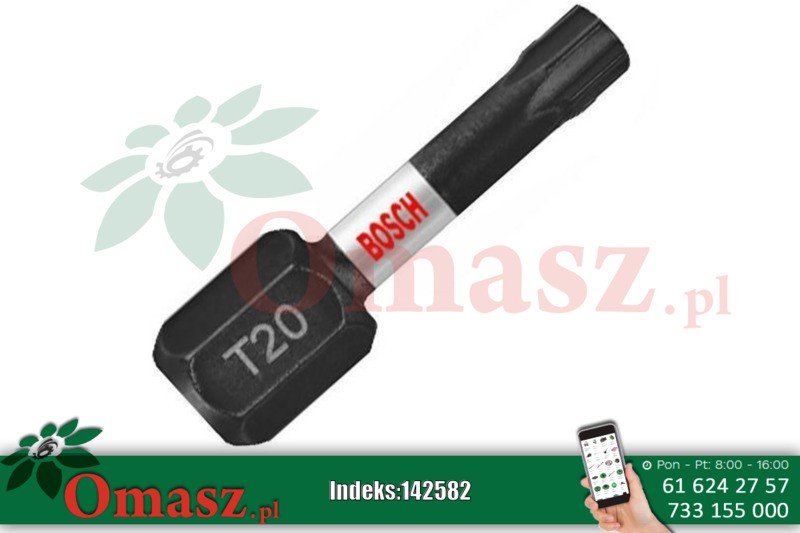 Grot TORX 20 udarowy Bosch B-2607002805