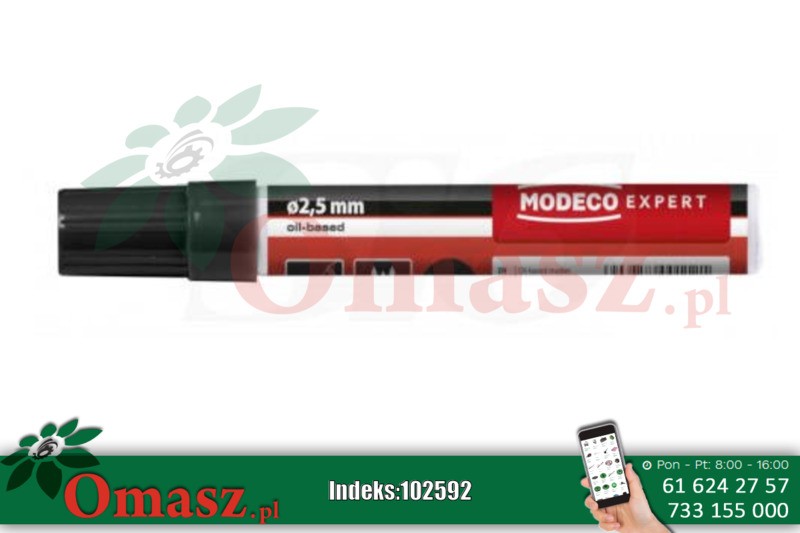 Marker budowlany olejowy MODECO EXPERT czarny MN-88-082