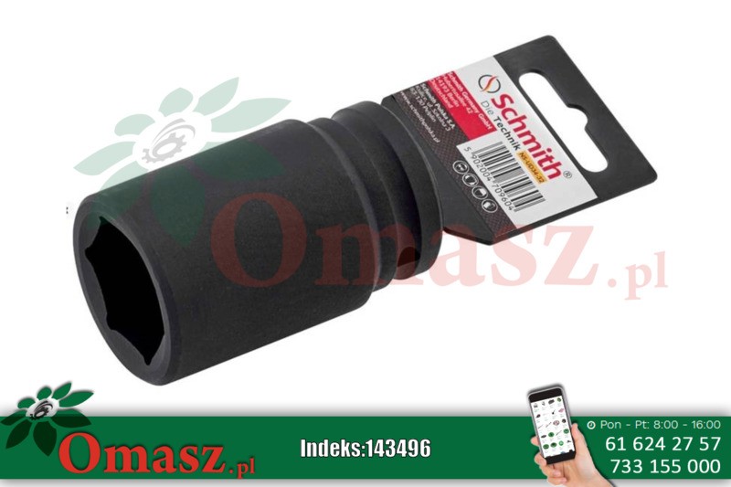 Klucz nasadowy udarowy długi 3/4' 22 mm NS-UD34-22 Schmith