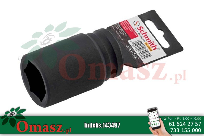 Klucz nasadowy udarowy długi 3/4' 24 mm NS-UD34-24 Schmith