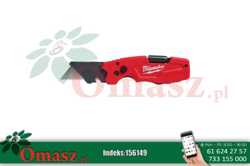 Nóż otwierany z ostrzem trapezowym 6 w 1 FASTBACK MILWAUKEE 4932478559