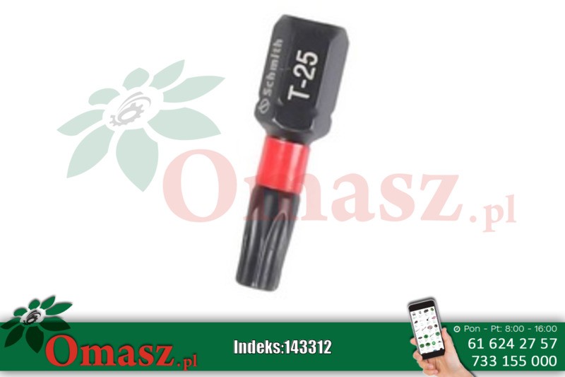 Bit udarowy T25 25mm Hi-Tek Schmith SBU-T25/25