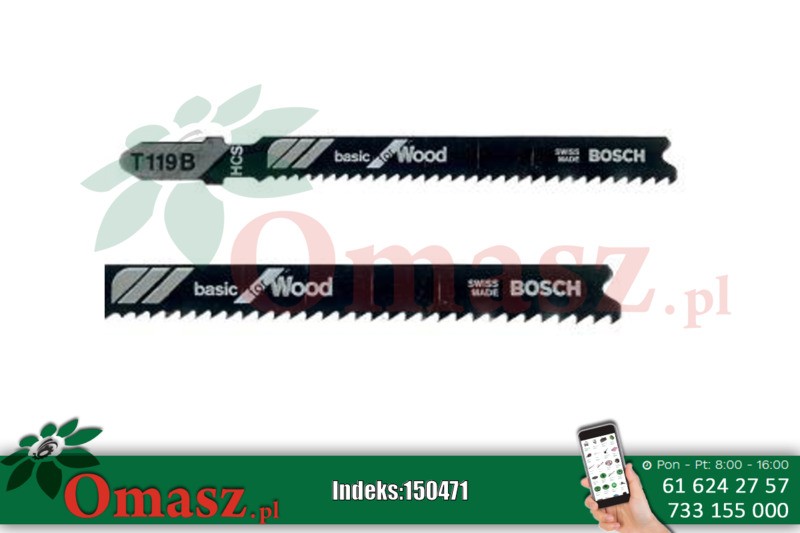 Brzeszczot do drewna T 119 B BOSCH