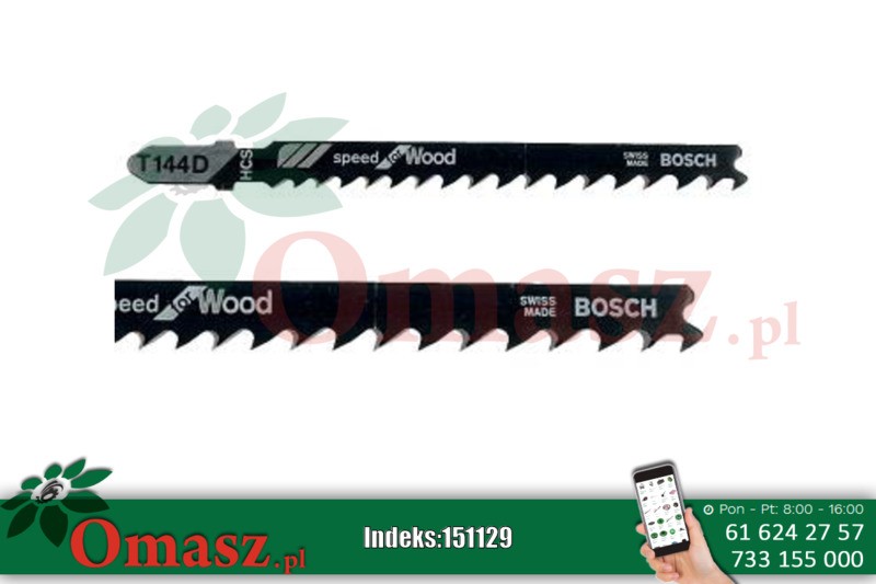 Brzeszczot do drewna T 144 D BOSCH