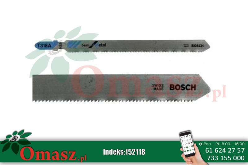 Brzeszczot do metalu T 318 A BOSCH