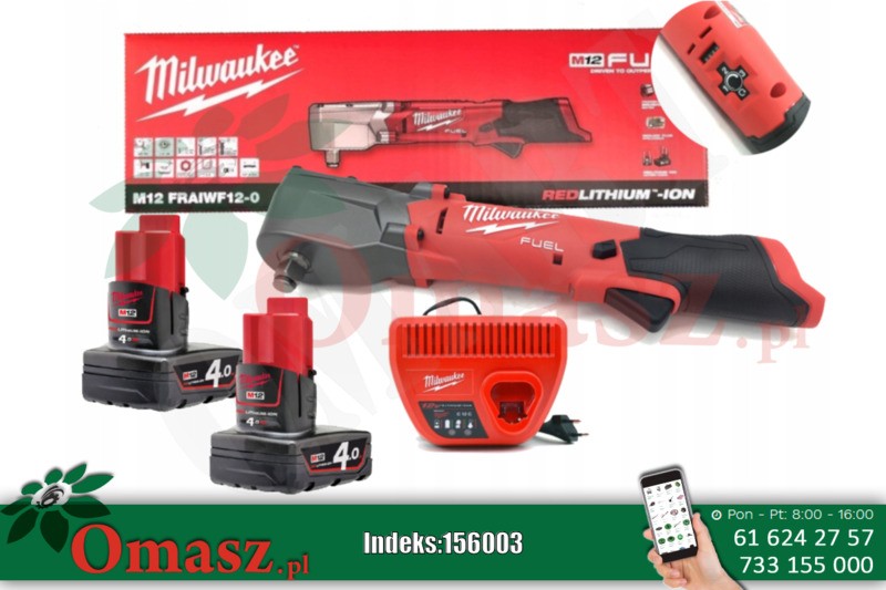 Akumulatorowy klucz udarowy 1/2' M12 FUEL 300Nm 12V Milwaukee 4933471699