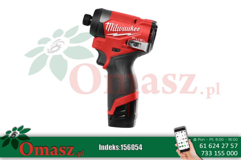 Akumulatorowy klucz udarowy 1/4' M12 FUEL 170Nm 12V Milwaukee 4933479877