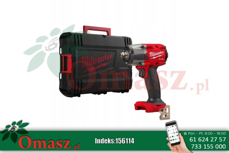 Akumulatorowy klucz udarowy 1/2' M18FMTIW2F bez aku. Milwaukee 4933478449