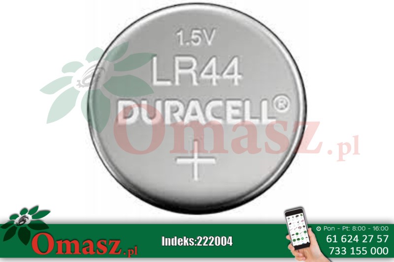 Bateria zegarka LR44 Duracel
