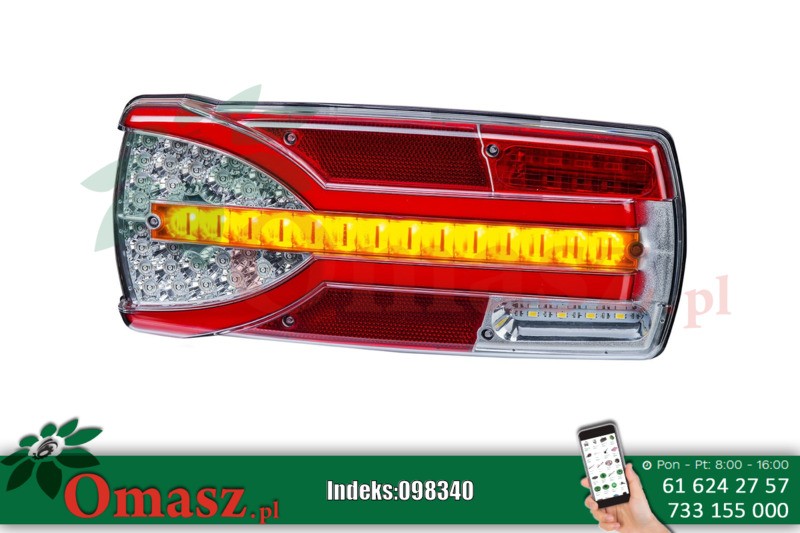 Lampa tylna zespolona HOR87 diodowa 12/24V