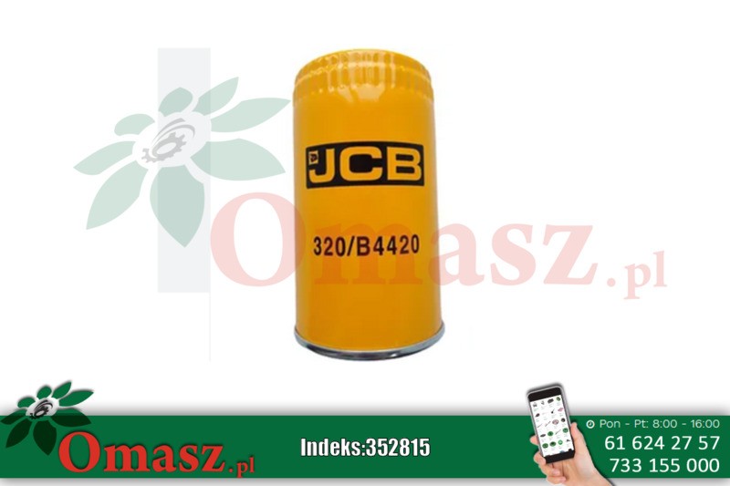 Filtr oleju 320B4420 JCB