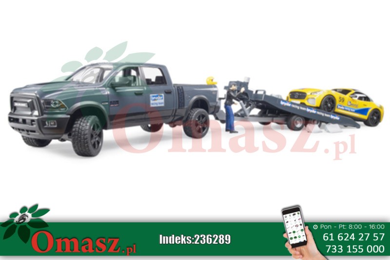 Zabawka Dodge RAM z autem