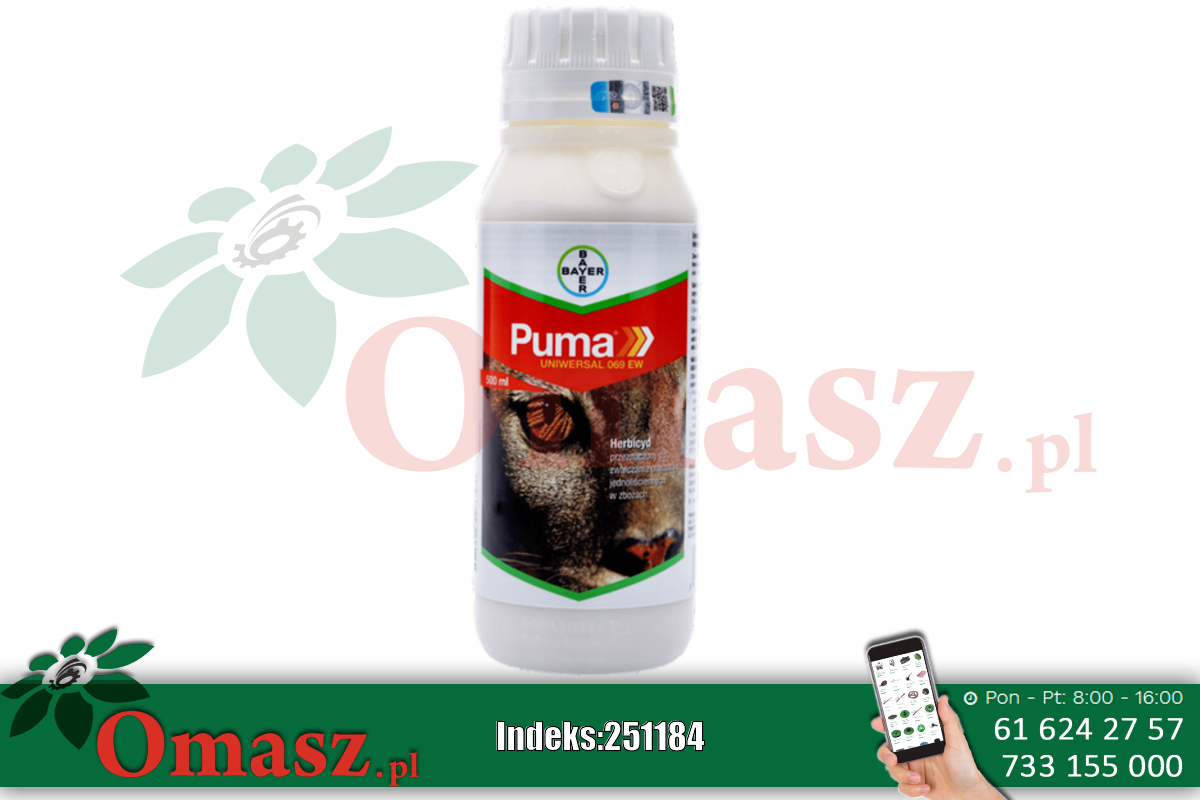 Puma Uniwersal 069 EW 0,5l (fenoksaprop) - środek chwastobójczy do pszenicy i jęczmienia
