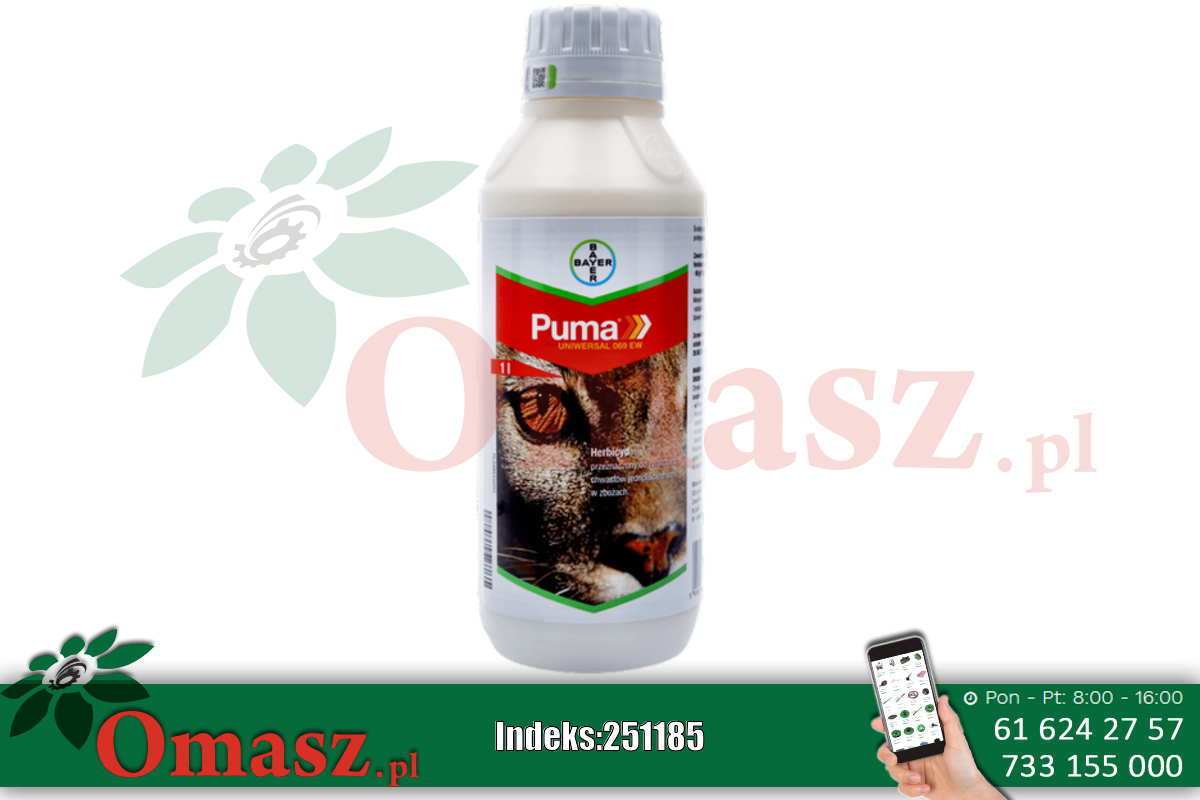 Puma Uniwersal 069 EW 1l (fenoksaprop) - środek chwastobójczy do pszenicy i jęczmienia
