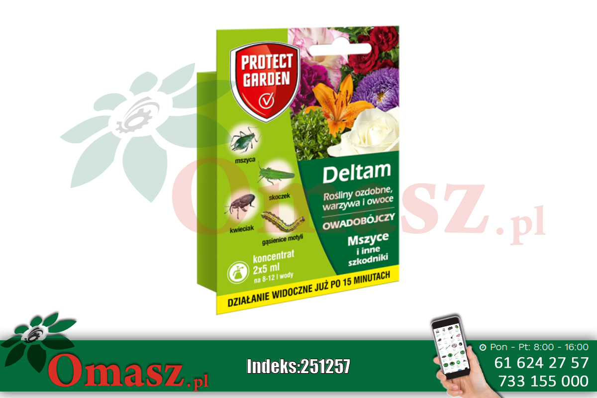 Deltam 2*5 ml Protect Garden – Zwalcza Szkodniki Roślin