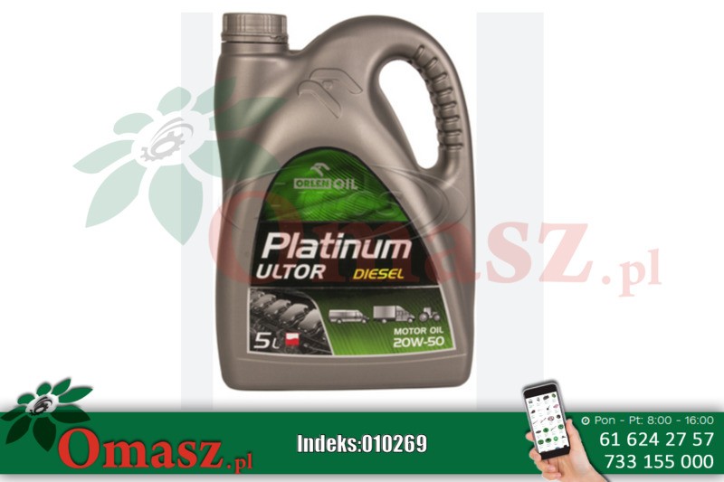 Olej Platinum Ultor 20W/50 Diesel 5l
