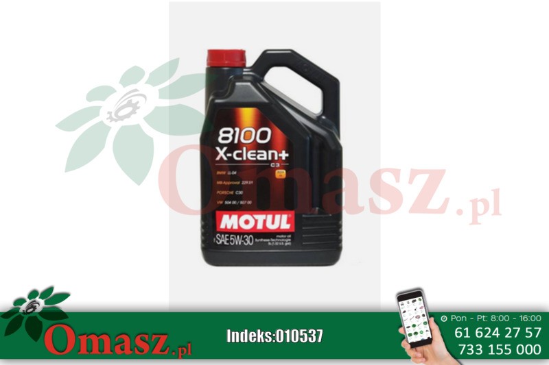 Olej Motul 5W30 8100 x-clean+ 5l